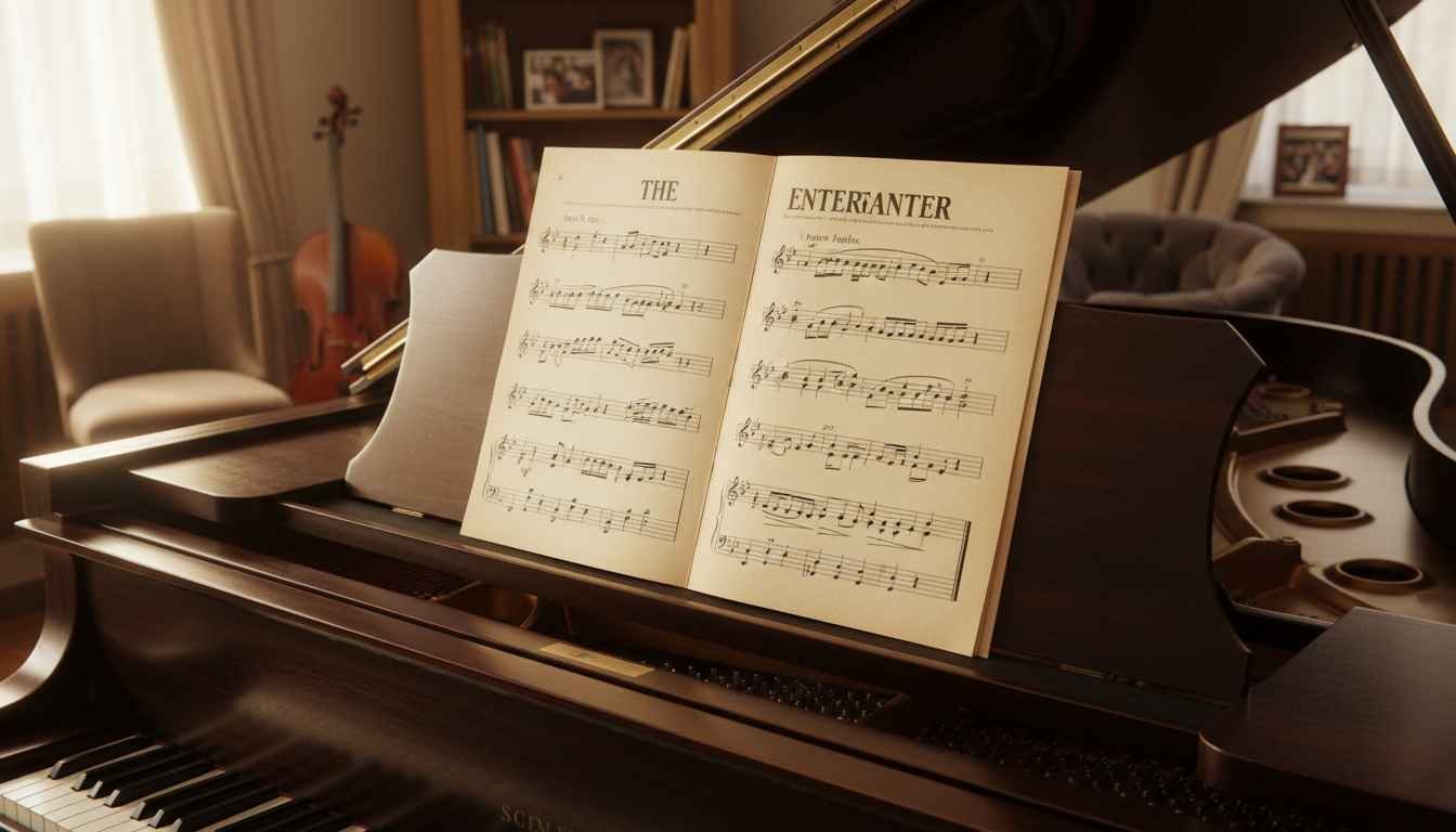 entertainer piano sheet music